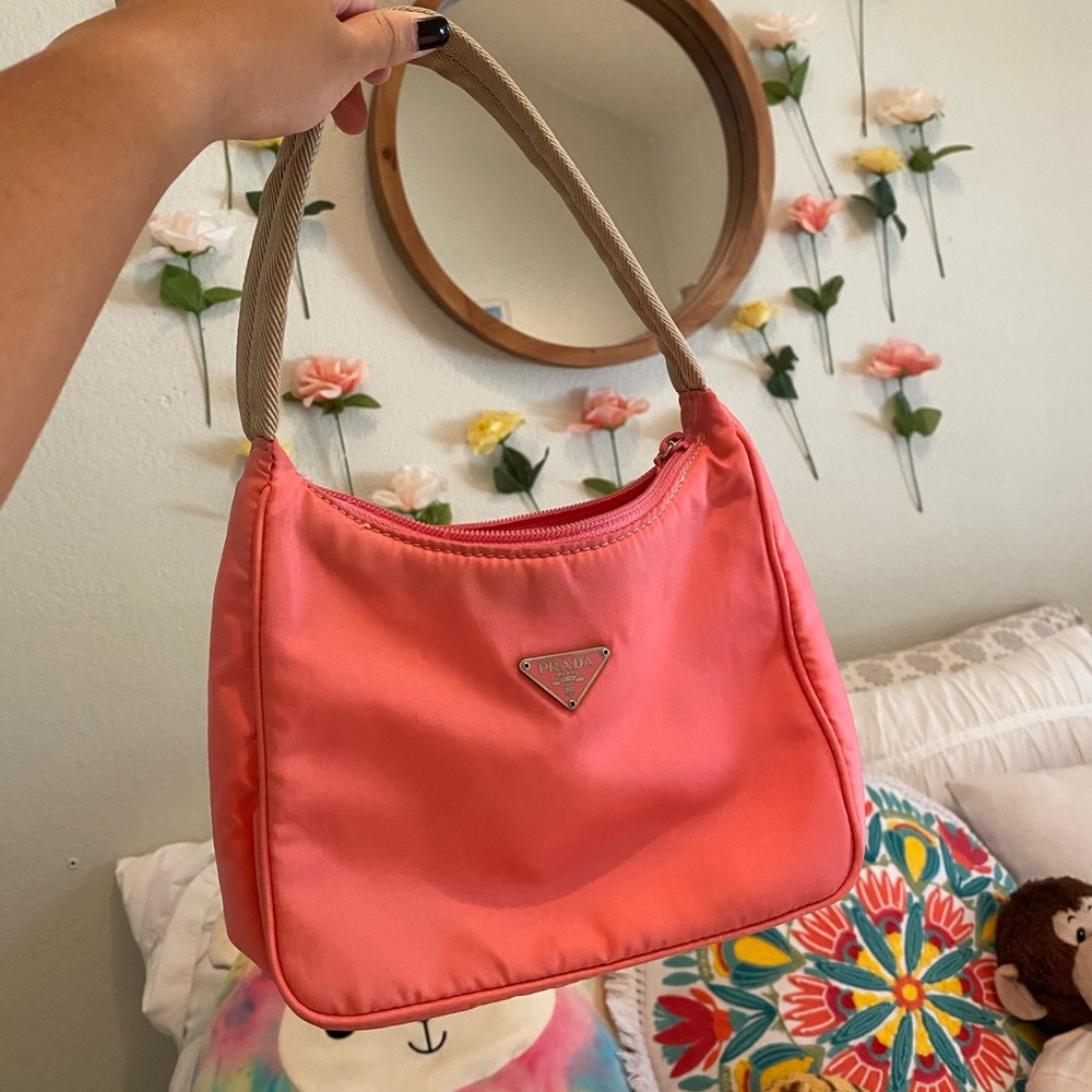 PRADA PINK MINI NYLON BAG
